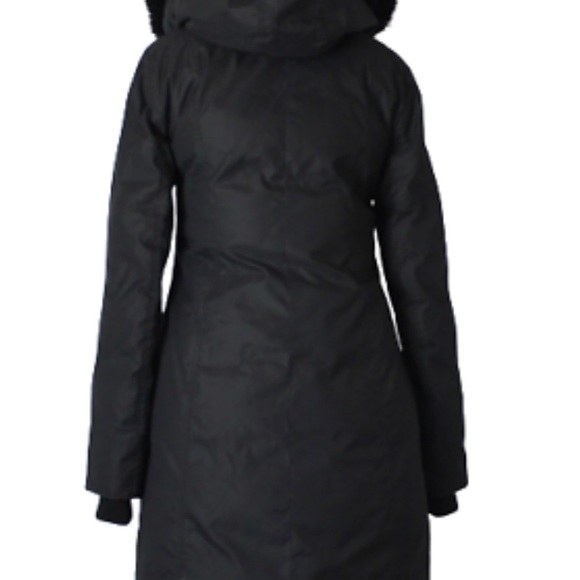Aritzia Babaton St. Moritz Winter Down Parka Black Women's Medium - Picture 7 of 12